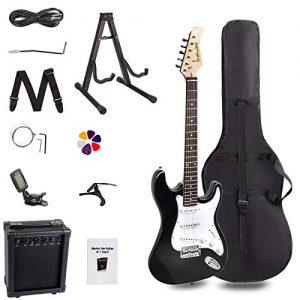 Display4top 39in Full-Size Electric Guitar Most complete Beginner Super Kit