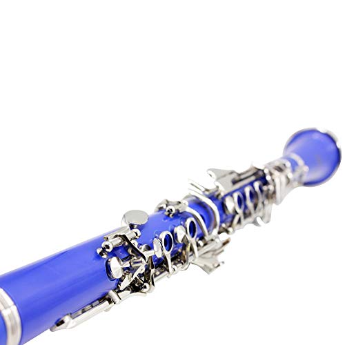 Andoer Clarinet ABS 17 Key bB Flat Soprano Binocular Clarinet