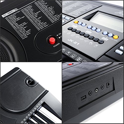 Joy 61-Key Electronic Keyboard Pack for Beginners