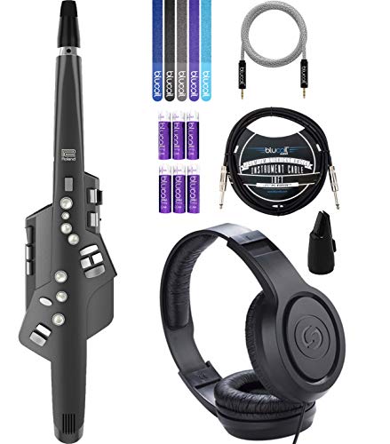 Roland Aerophone Digital Saxophone (Graphite) Bundle