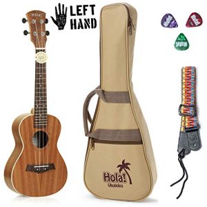 Concert Ukulele Bundle - LEFT HANDED, Deluxe Series by Hola!