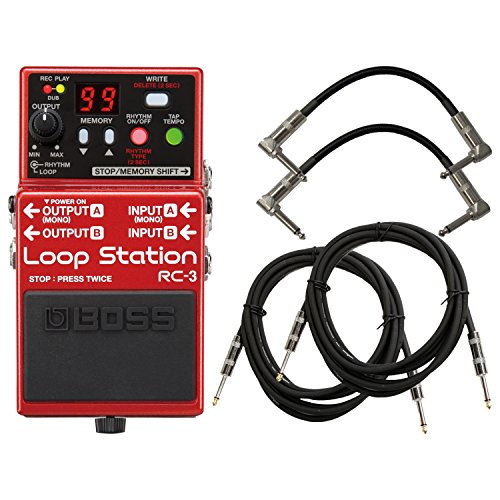 BOSS Loop Station Pedal Bundle with Alkaline Battery