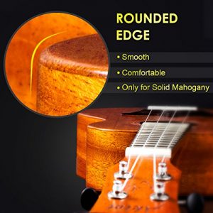 Solid Mahogany 23-Inch Concert Ukulele for Beginners – Aklot Starter Kit with Online Course 🎶🌿 - Image 4