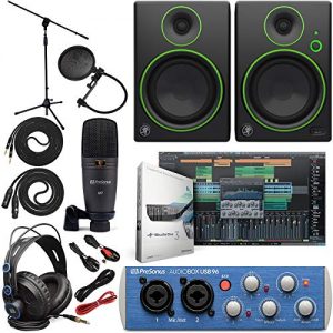 Presonus AudioBox 96 Audio Interface Full Studio Bundle