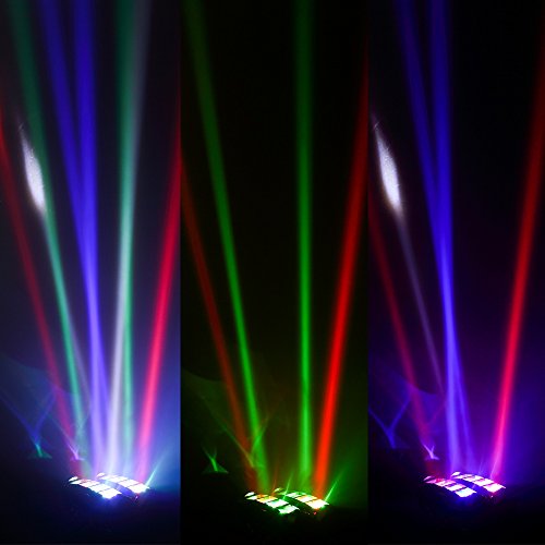 U`King Moving Head Stage Light DJ Spider Light LED 8x10W