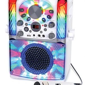Singing Machine Bluetooth CD+G Karaoke System White - Image 4