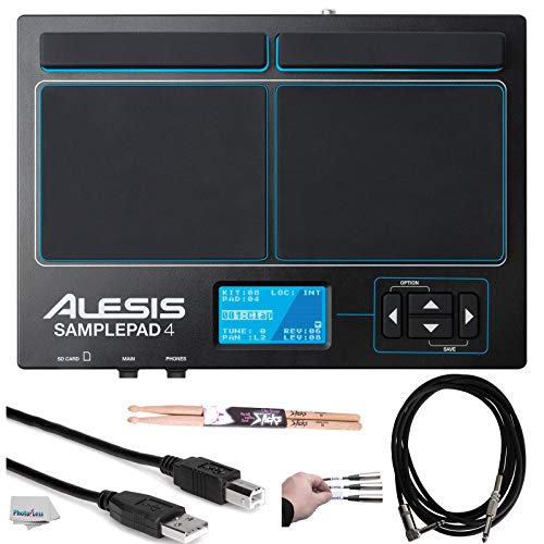 Alesis SamplePad 4 | Compact 4-Pad Percussion and Sample-Triggering ...