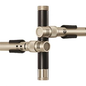 Shure Stereo Pair with, (2) Foam Windscreens,Stereo Microphone Adapter