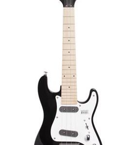 Vorson S-Style Electric Ukulele with Gig Bag, Black