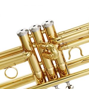 Eking KTR-400 Standard Student Trumpet – Gold Bb Beginner Trumpet with Case & Accessories - Image 3
