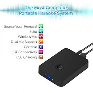 Cobble Pro Wireless Karaoke Microphone 2-Pack – Source Vocal Removal, Unlimited Music, Compatible with iPhone, iPad, Phone & Tablet | New Model BT Speaker Machine - Image 2