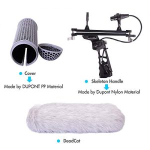 Micolive Microphone Windshield Blimp Windscreen Style Protect Cage - Image 3