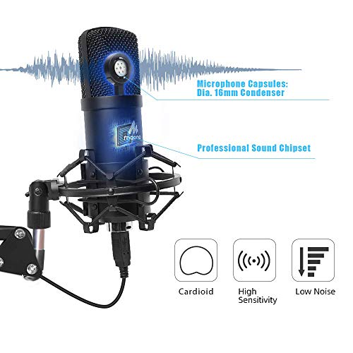 USB Microphone Kit Plug & Play MAONO USB Computer