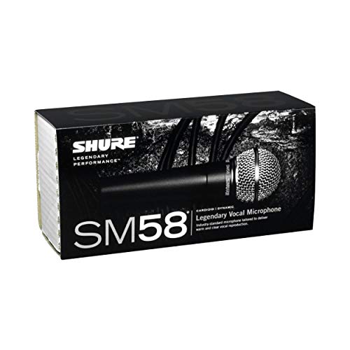 Shure Cardioid Dynamic Vocal Microphone with Knox Gear Microphone