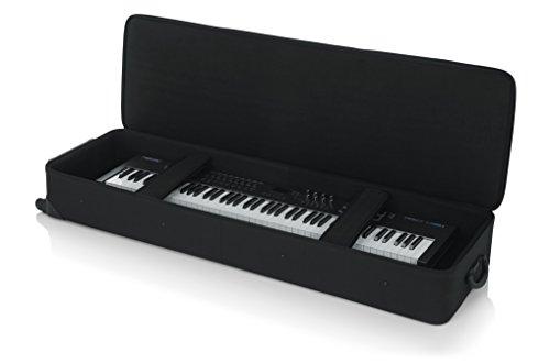 Gator Cases Lightweight Rolling Keyboard Case for 88 Note Keyboards