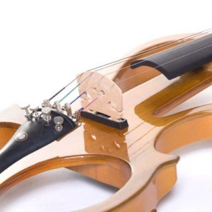 Cecilio 3/4 Solid Wood Electric/Silent Violin with Ebony Fittings - Image 2
