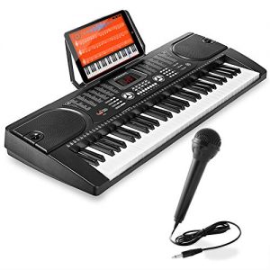 Hamzer 61-Key Digital Music Piano Keyboard - Portable Electronic Musical