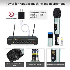 🎤 Bietrun Wireless Microphone System with Bluetooth, Echo, Treble & Bass Control - 160ft Range for Karaoke & Events 🎶 - Image 4