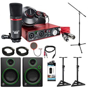 Focusrite Scarlett 2i2 Studio USB Audio Interface & Recording Bundle