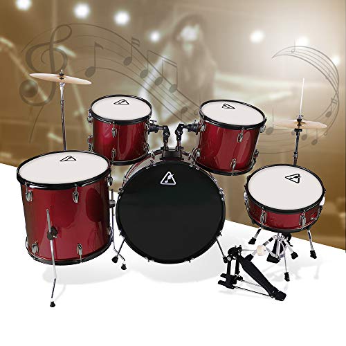 22inch 5 Piece Adults Drum Set, Les Ailes de la Voix Complete Full Size