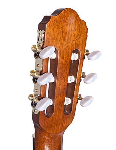 WINZZ Nylon-string Classical Guitar 39 Inches Electric Build-in Pickup Cutaway