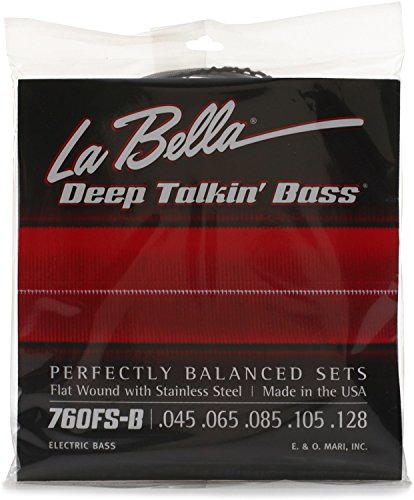 La Bella Flat Wound Bass 5 Strings Set