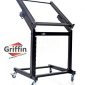 Rack Mount Rolling Stand and Adjustable Top Mixer Platform Mount