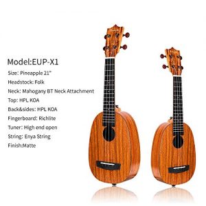 Enya Pineapple Soprano Ukulele 21 Inch Beginner Kit - Image 2