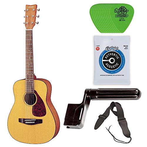 Yamaha JR1 3/4 Size Steel String Acoustic Guitar Bundle