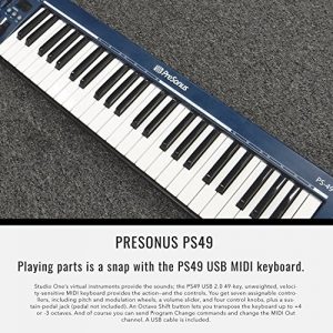 Unlock Your Music Potential with the PreSonus PS49 USB MIDI Keyboard Bundle - Image 2