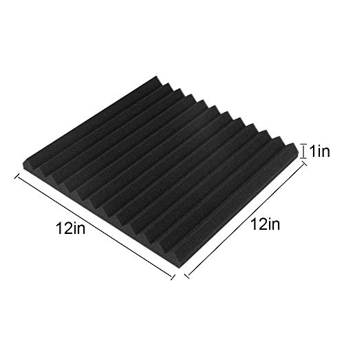 50 Pack Acoustic Panels Soundproof Studio Foam for Walls Sound