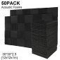 50 Pack Acoustic Panels Soundproof Foam for Walls Sound Absorbing Panels