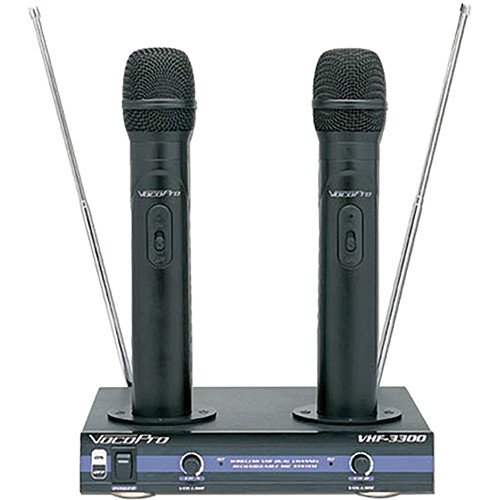 VocoPro Channel VHF Rechargeable Wireless Microphone System