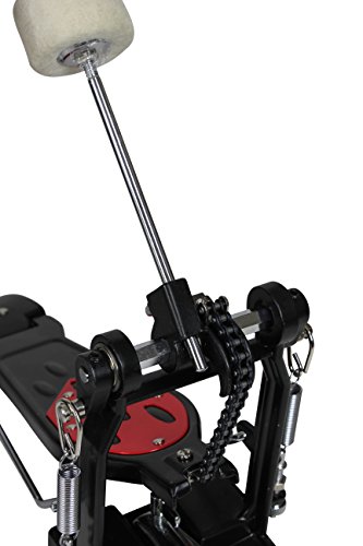 Gammon Percussion Full-Size 5-Piece Drum Set – Complete Kit with Cymbals, Stool, Sticks & Stands (Black)