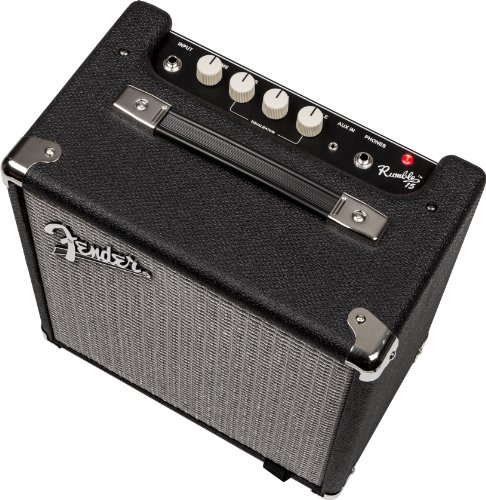 Fender Rumble 15 v3 Bass Combo Amplifier - Portable Powerhouse for Legendary Tone On the Go!