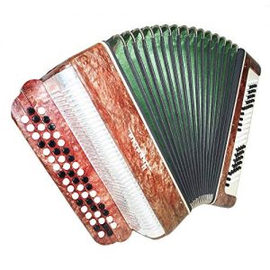 Authentic Bayan Ukraine Chromatic Button Accordion: Experience the Rich Tradition of Ukrainian Music with Deep Bass and Rich Treble Tones. ???