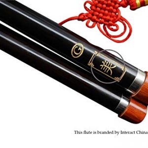 Premium Ebony Bawu Flute Chinese Ba Wu Pipe Woodwind Dual Pipe - Image 3