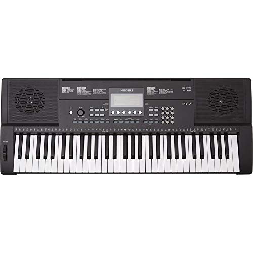 Medeli Electronics 61-Key Portable Keyboard with Touch Response