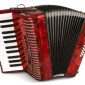 Hohner Accordions Bass Entry Level Piano Accordion, Red