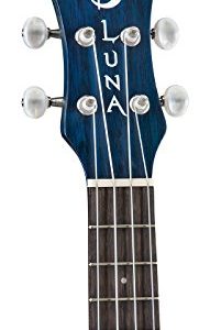 Luna Concert Ukulele with Gig Bag, Great Wave Graphic - Image 3