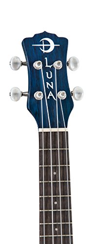 Luna Concert Ukulele with Gig Bag, Great Wave Graphic