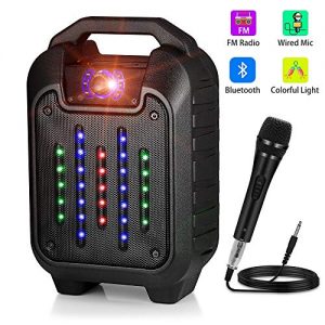 Portable PA System Bluetooth Karaoke Machine Speaker