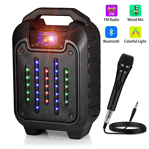 Portable PA System Bluetooth Karaoke Machine Speaker