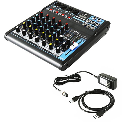 6-Ch. Bluetooth Studio Mixer: Ultimate Audio Mixing Console with USB, Bluetooth, and DSP FX! ??️