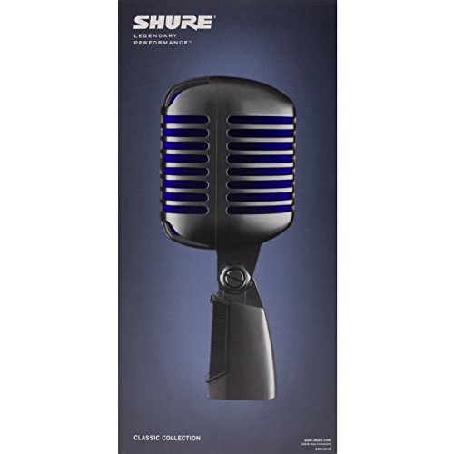 Shure Super 55 Deluxe Vocal Microphone: Iconic Chrome Design & Superior Sound for Performances