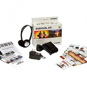Yamaha 61-Key Portable Keyboard with Knox Double X Stand and Survivalkit - Image 4