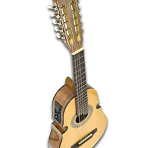 10-String Puerto Rican Cuatro Guitar – Spruce Top, Walnut Back & Sides, Rosewood Fingerboard with 3-Band EQ - Image 3