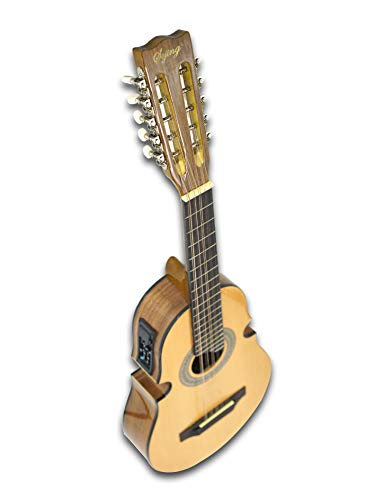 10-String Puerto Rican Cuatro Guitar – Spruce Top, Walnut Back & Sides, Rosewood Fingerboard with 3-Band EQ