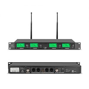 Wireless Microphone System UHF 4 Channel Microphone - Image 2