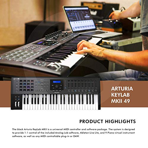Arturia KeyLab Professional MIDI Keyboard Controller and Software